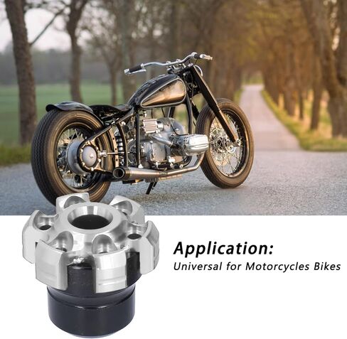 Tissting 2Pcs Motorcycle Fork Frame Sliders, CNC Aluminium Alloy Crash Protection Motorcycle Falling Protector Universal for Motorcycles Bikes(Red) in Saudi Arabia