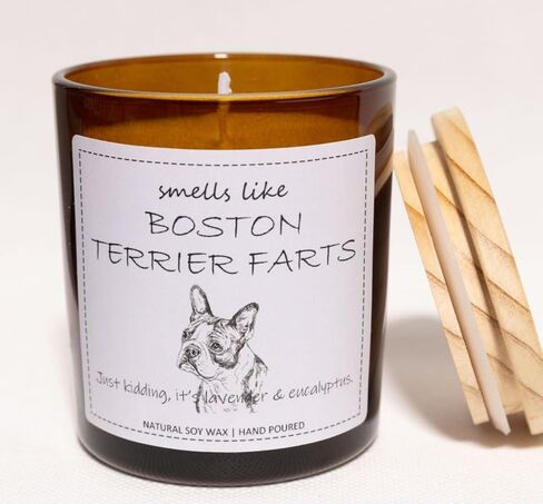 Boston Terrier Gifts, Boston Terrier Gifts for Women, Boston Terrier Gifts for Men, Dog Mom Gifts, Dog Mom Gifts for Women, Dog Lover Gifts, Boston Terrier Decor, Dog Farts Candle in Saudi Arabia
