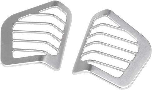 JeCar لـ JL Dash غطاء فتحة التهوية الجانبية ملحقات داخلية لسيارة 2018-2023 Jeep Wrangler JL JLU & Unlimited، لـ 2020-2023 Gladiator JT (فضي) in Saudi Arabia
