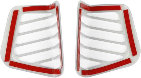 JeCar لـ JL Dash غطاء فتحة التهوية الجانبية ملحقات داخلية لسيارة 2018-2023 Jeep Wrangler JL JLU & Unlimited، لـ 2020-2023 Gladiator JT (فضي) in Saudi Arabia