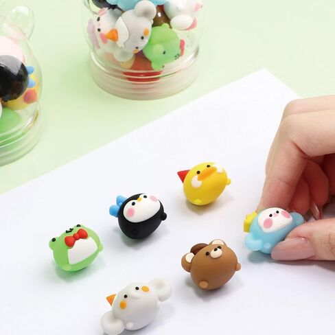 12 قطعة ممحاة لطيف الكرتون الباندا ممحاة Kawaii ثلاثية الأبعاد ممحاة قلم رصاص للطلاب الفتيات اللوازم المكتبية المدرسية (الباندا) in Kuwait