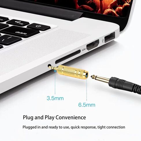 3.5mm to 1/4 Adapter and 1/4" to 1/8" Female Jack Audio Adapter 1/4 to 3.5mm Stereo Audio Adapter Jack Plug for Headphone （4pack） in Saudi Arabia