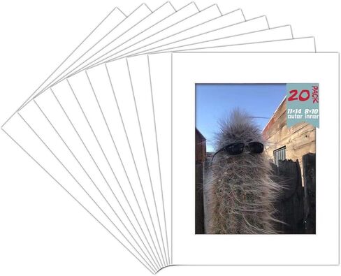 A Plus Max White 11x14" Mat Board For Picture Framing Pack of 20 in Kuwait