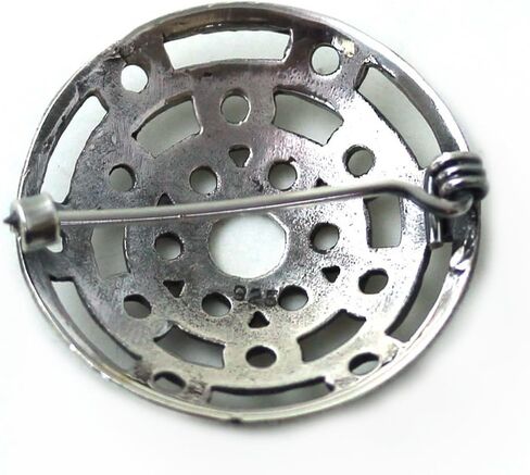 925 Sterling Silver Norse Viking Shield Brooches, Cloak, Shawl, Scarf Pin, Celtic Irish Vintage Jewelry in Saudi Arabia