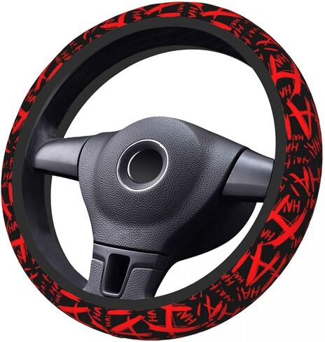 Thickened Cartoon Funny Anime Pattern Steering Wheel Cover for Women Men, Anime Car Accessories Decor, Universal 15 Inch Anti-Slip Neoprene Auto Steering Wheel Covers Protector (Style 3) in Saudi Arabia