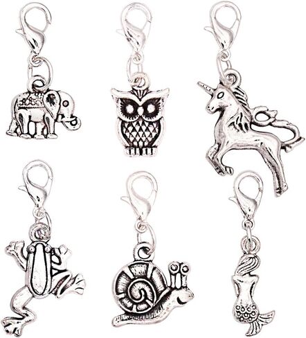 Zipper Pull Charms - Set of 6 in Saudi Arabia