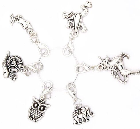 Zipper Pull Charms - Set of 6 in Saudi Arabia
