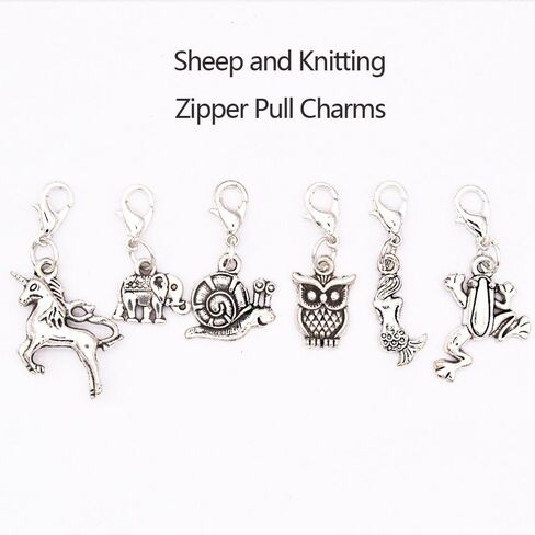 Zipper Pull Charms - Set of 6 in Saudi Arabia