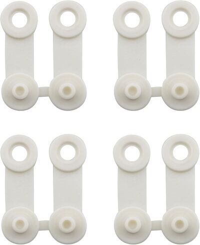 JCBIZ 4PCS Knitting Machine Accessory Flower Clip Hitch Plastic Snap Clip Fits Most of The Knitting Machines in The Market Through-Hole Pattern Smooth Running of The Machine When Secured White in Saudi Arabia