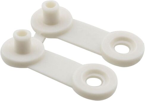 JCBIZ 4PCS Knitting Machine Accessory Flower Clip Hitch Plastic Snap Clip Fits Most of The Knitting Machines in The Market Through-Hole Pattern Smooth Running of The Machine When Secured White in Saudi Arabia