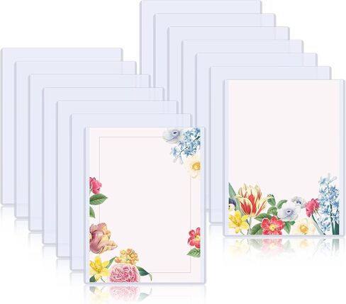 50 قطعة من أكمام الصور الصلبة مقاس 8.5 × 11 بوصة، واقيات الصور ذات التحميل العلوي، أكمام القائمة الشفافة، واقي البطاقة الصلبة البلاستيكية، حجم الرسالة، واقيات المستندات الصلبة لحامل قائمة حامي شهادة الميلاد in Kuwait