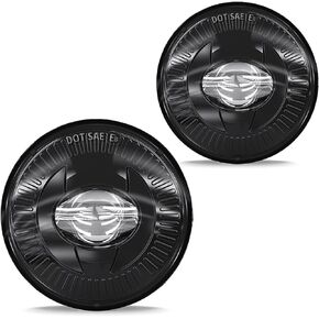 Z-OFFROAD 2 قطعة 24 وات مصابيح ضباب LED مستديرة 5202 مصابيح قيادة بديلة لـ 2007-2014 سوبربان تاهو 2007-2013 أفالانش 2010-2013 كامارو 2015 سيلفرادو جي إم سي سييرا أكاديا يوكون - أسود