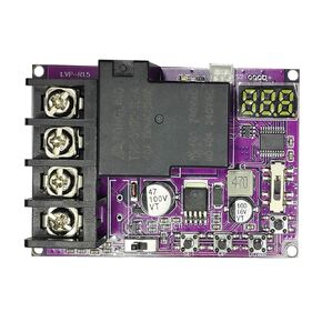 Low Voltage Disconnect and Charging Discharging Protection 2 IN 1 40A DC 5V-60V Low Voltage Cutoff with LCD Display Low Voltage Protector Disconnect Switch Module Charging Discharging Protection Board