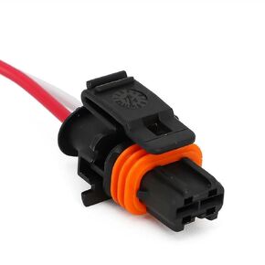 Alternator Wire Harness Repair, Lead, Pigtail, Connector 2-Pin Plug Compatible for Cadill Escalade Chevy Avalanche Silverado Tahoe Trailblazer Express Canyon Sierra Envoy Isuzu
