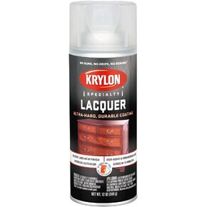 12 oz Krylon K07032777 Clear Specialty Lacquer Spray Finish. Gloss