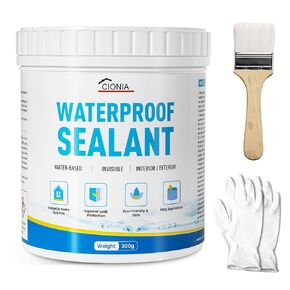 Invisible Liquid Waterproof Adhesive, Water-Based Transparent Waterproof Agent, Anti-Leakage Waterproof Sealant, Indoor & Outdoor Waterproof Coating (10.5oz)