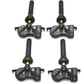4-Pack TPMS Sensor Dodge Tire Pressure Monitoring System Sensor 433Mhz Replace 68313387AB 68193586AC 68252493AB Compatible with Chrysler Jeep Dodge Fiat