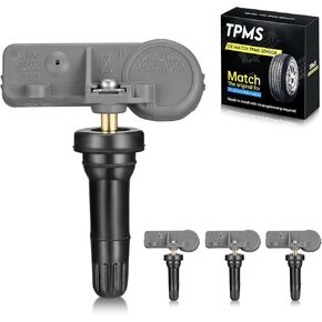 BDFHYK 315MHz TPMS Sensor Fit for Chevy GMC Buick Cadillac Saturn Pontiac SAAB, Tire Pressure Monitoring System (TPMS) Sensors Replace# 13586335, 13581558, 15922396 Gray 4pcs