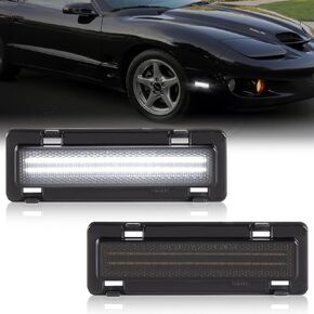ضوء علامة الجانب الأمامي LED لـ 1982-1992 Chevy Camaro LT، RS، Sport، Iroc-Z، Z28 كوبيه سائق قابل للتحويل استبدال الركاب OEM مصباح علامة جانبية المصد الأمامي إشارة وقوف السيارات ضوء in Kuwait