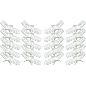 LOGOFUN 20Pcs Miniature Beach Chair Beach Chair Cake Topper Beach Cake Decorations 1:12 Foldable Mini Deck Lounge Chair Cake Toppers - White (1.97 * 0.69 * 0.63 Inch)