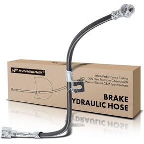 A-Premium Front Passenger Brake Hydraulic Hose Compatible with Chevy and GMC Models - G10, G20, G1500, G2500, 1984-1995 - Replace# 17980082