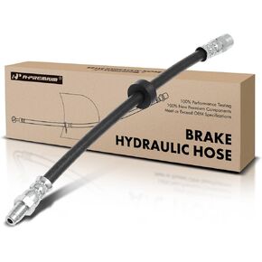 A-Premium Rear Driver or Passenger Brake Hydraulic Hose Compatible with Select Volvo Models - S60 2003-2006/2008-2009, V70 2005, XC90 2003-2014 - Replace# 306374729, 30714993