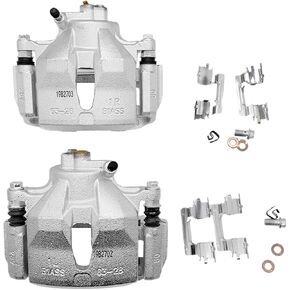 Front Brake Caliper for Toyota Camry 2002 2003 2004 2005 2006 L4 2.4L, V6 3.0L Left Driver and Right Passenger Side 19-B2702 19-B2703 Pair 2