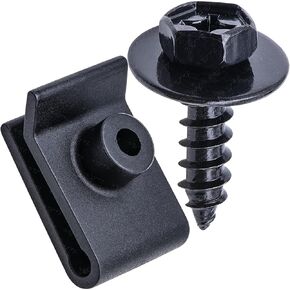 Rexka 20 Sets Fender Liner Bumper Cover Screw U Nut Kit for Toyota Lexus 90179-05060 90159-60477