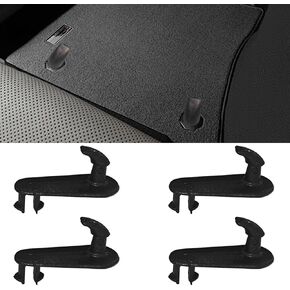 Car Floor Mat Clips, Car Mat Fixing Clips Carpet Clips, Floor Mat Hooks, Multipurpose Car Mat Fixing Buckles, Car Accessories for Toyota Lexus Carpet Holders Retainer Fastener (4PCS)