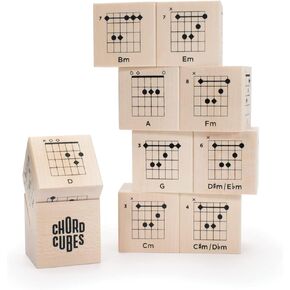 Uncle Goose Chord Cubes Guitar Blocks - Made in The USA