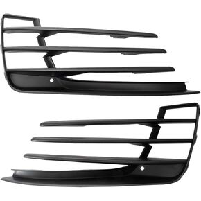 TRQ Driver & Passenger Side Fog Light Hole Cover Set,Fog Light Cover Set Compatible with 2015-2017 Volkswagen GTI VW1038138 VW1039138