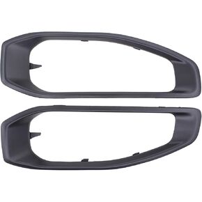 ApplianPar Front Driver and Passenger Side Fog Light Cover for Jeep Gladiator Wrangler 2018-2021