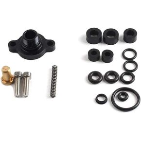 Fuel Pressure Regulator Valve Cap Spring Upgrade Kit Compatible for Ford 7.3L 1999 2000-2003 Powerstroke Diesel -Black