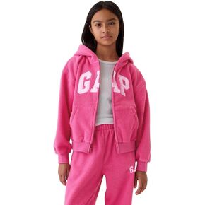 GAP Girls' Profleece Fullzip Logo Top