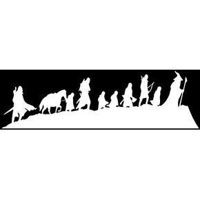 – Fellowship Lord of The Rings Stickers–Vinyl Decal for Car & Van – Indoor & Outdoor use for Long Lasting–Waterproof Stickers for Waterbottle – Removable Sticker for Mirror–VC 426