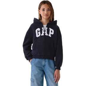 GAP Girls' Profleece Fullzip Logo Top