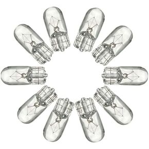10Pcs DC 70V T10 3W 4300K 501 194 W5W W2.1x9.5d 70V Bulbs for Electric Bicycle, Electric Tricycle, Electric Motorcycle, boat and landscaping lights, Automobiles, and so on
