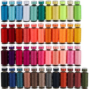 StiVerse Thread for Sewing, 184 Pcs Bobbins Sewing Thread, 80 Colors Polyester Sewing Thread Spools, 500 Yard Prewound Bobbins Thread, Sewing Supplies for Beginners, Stitching, Travel, DIY