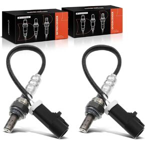 A-Premium O2 Oxygen Sensor Compatible with Ford Mustang 1991-1993, Taurus 1992-1995, Thunderbird 1987-1990 & Lincoln Mark VII 1989-1992, Town Car 1987-1990 & Mercury Colony Park, 2-PC Set
