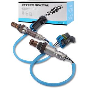234-4242 250-24704 Oxygen O2 Sensor Upstream Downstream 2PCS (2.4L L4) for Chevrolet/Chevy Malibu Equinox Captiva Sport,for GMC Terrain,for Pontiac Solstice G6, for Saturn Aura Vue Sky