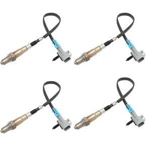 Set of 4 Oxygen Sensor Replacement for Chevrolet Silverado 1500 2500 Blazer Tahoe GMC Yukon Sierra Isuzu Rodeo