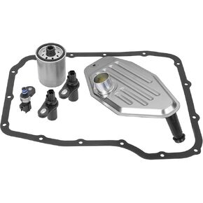 45RFE 545RFE 68RFE Transmission Solenoid Pack with 4WD Filter Kit Pan Gasket - Compatibile with 1999-UP