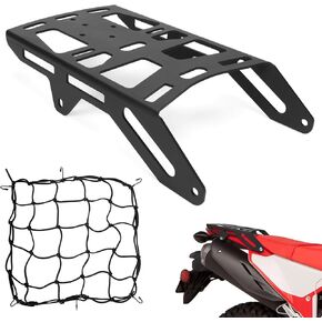 Rear Luggage Rack Compatible with Honda CRF300L Rally 2021+, Motorcycle Tail Rack Rear Carrier Cargo Mount Fits for Honda CRF300L Accessories