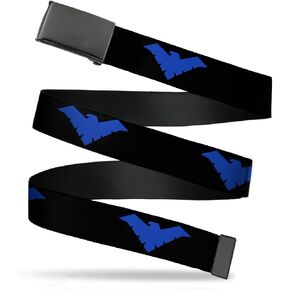 Buckle Down Men's Web Belt Nightwing 1.25"