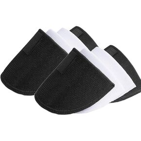 SZMUHLNY 4 Pairs Shoulder Pads for Women Clothes,No-Sewing Required Anti-Slip Detachable Reusable Soft Sponge Shoulder Pads for Men Blazer Clothes Sewing Accessories