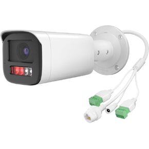 HITOSINO 4MP Bullet PoE IP Camera Outdoor, F1.4 5X 2.7-13.5mm Varifocal Bullet PoE Camera, Starlight Sensor, 196ft Night Vision, 128GB SD Card Slot, IP67