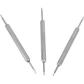 Oumefar 20Pcs Spring Bar Tool Watchband Remover Tool Set 3 Inch Double-Head Watch Strap Adjuster Double Tip Pins Watch Wrist Strap Removal Tool in Kuwait