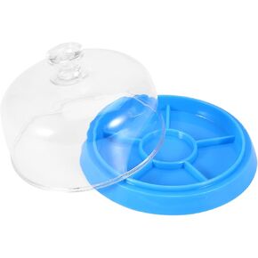 B088Tlgbqx,Watch Movement , 6 Slots Accessory Cover Plastic proof Anti- watch making pad Tray Repair Tool Storage Box for Watches Parts