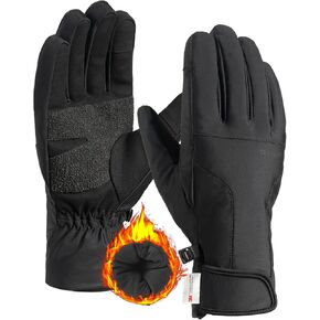 TRENDOUX 3M Thinsulate Winter Gloves Men Women Waterproof Windproof Touchscreen Wearproof KEVLAR Work Glove with Velvet Lined