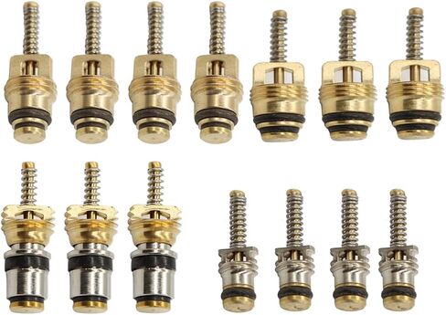 102PCS Car R134A/R12 A/C Schrader Valve Core Remover Tool Kit 1/4" 5/16" in Saudi Arabia